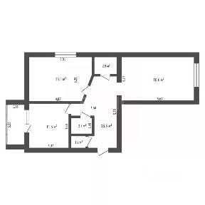 Продается 2-комн. квартира, 64,8 м²