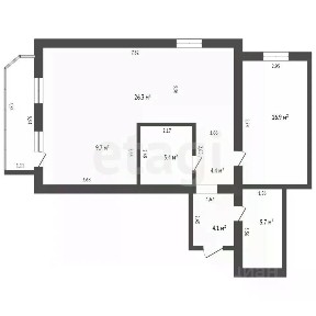 Продается 2-комн. квартира, 72,5 м²
