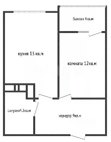 Продается 1-комн. квартира, 38,3 м²