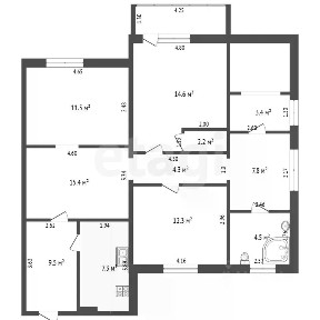 Продается 5-комн. квартира, 92,8 м²