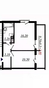 Продается 1-комн. квартира, 44 м²
