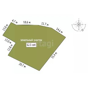 Продается участок, 6,5 сот.