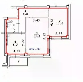 Продается 2-комн. квартира, 53,6 м²