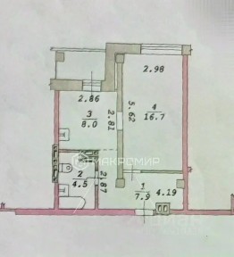 Продается 1-комн. квартира, 37,1 м²
