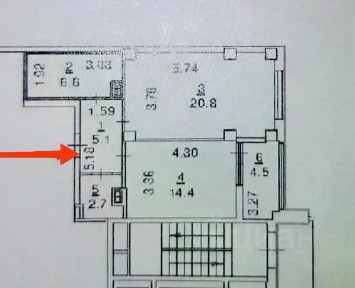 Продается 2-комн. квартира, 54,1 м²