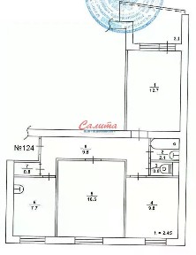 Продается 3-комн. квартира, 60 м²