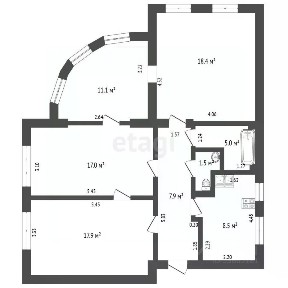 Продается 4-комн. квартира, 89 м²