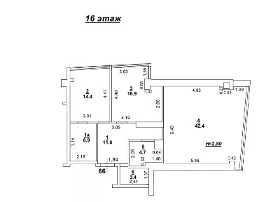 Продается 3-комн. квартира, 100 м²