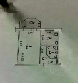 Продается 1-комн. квартира, 36,8 м²