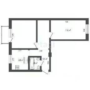 Продается 2-комн. квартира, 47,2 м²