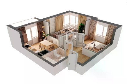 Продается 2-комн. квартира, 57,94 м²