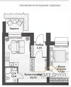 Татарстан респ., Зеленодольский район, Октябрьское с/пос, Октябрьский поселок, Форест жилой комплекс, 1