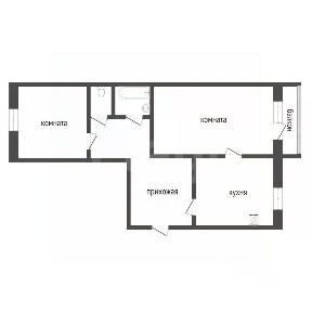 Продается 2-комн. квартира, 60,6 м²