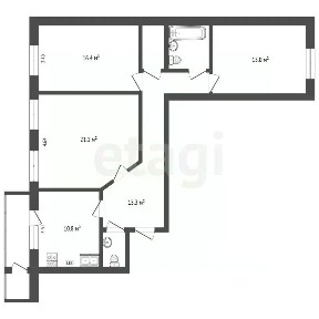 Продается 3-комн. квартира, 87,1 м²