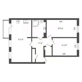Продается 3-комн. квартира, 78,8 м²