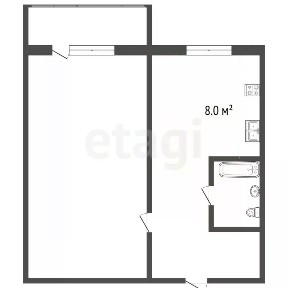 Продается 1-комн. квартира, 32,9 м²