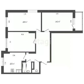 Продается 3-комн. квартира, 80,8 м²