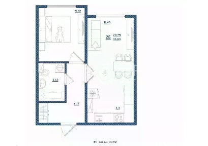 Продается 1-комн. квартира, 36,8 м²