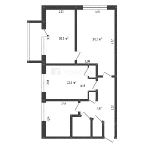 Продается 3-комн. квартира, 54 м²