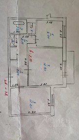 Продается 2-комн. квартира, 52 м²