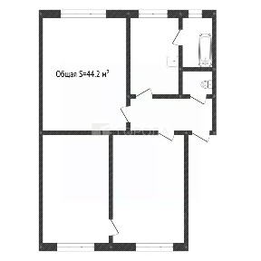 Продается 3-комн. квартира, 44,2 м²