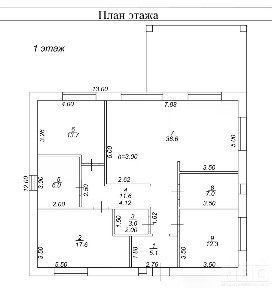 Продается 1-этажный дом, 120 м²