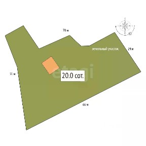 Продается участок, 20 сот.