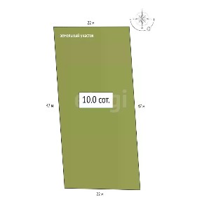 Продается участок, 10 сот.