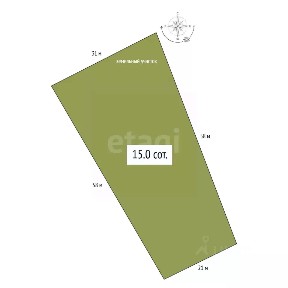 Продается участок, 15 сот.