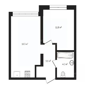 Сдается студия, 23 м²