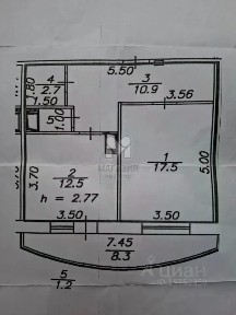 Продается 1-комн. квартира, 44,8 м²