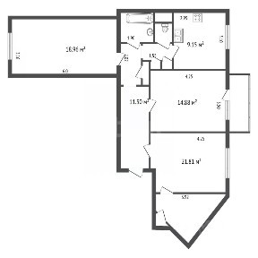 Продается 3-комн. квартира, 81,7 м²