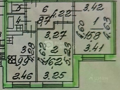 Продается 2-комн. квартира, 54,2 м²