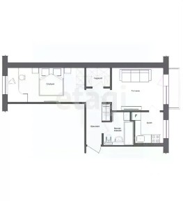 Продается 2-комн. квартира, 68,8 м²