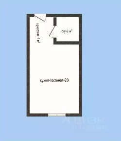Продается студия, 30 м²