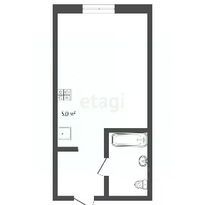 Продается студия, 20,5 м²