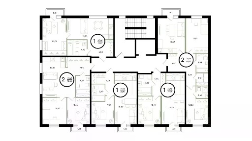 Продается 1-комн. квартира, 44,27 м²