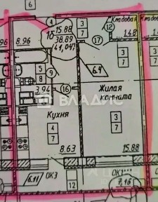 Сдается 1-комн. квартира, 38,8 м²