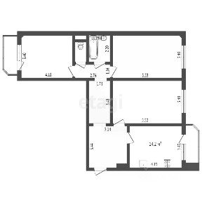 Продается 3-комн. квартира, 93 м²