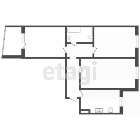 Продается 3-комн. квартира, 68,7 м²