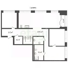 Продается многокомнатная квартира, 232,3 м²