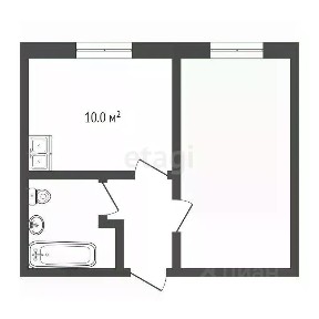 Продается 1-комн. квартира, 34,1 м²