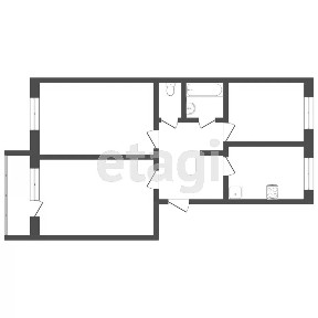 Продается 3-комн. квартира, 60,4 м²