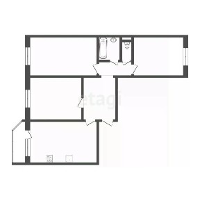 Продается 3-комн. квартира, 86,6 м²