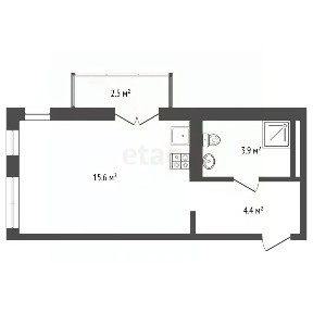 Продается студия, 24 м²