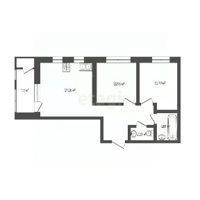 Продается 2-комн. квартира, 57,6 м²