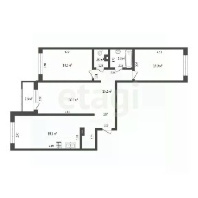 Продается 3-комн. квартира, 84,7 м²