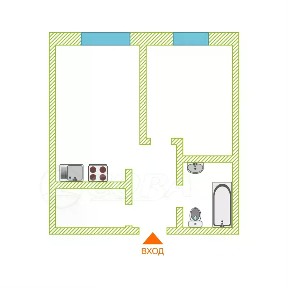 Продается 1-комн. квартира, 37,8 м²