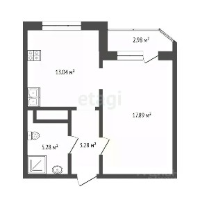 Продается 1-комн. квартира, 39,5 м²