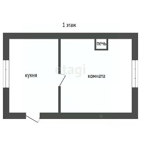 Продается 2-этажный дом, 60 м²